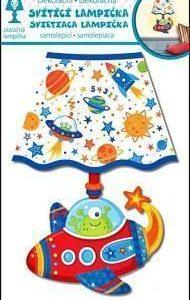 Autocolant 3D cu LED - avion