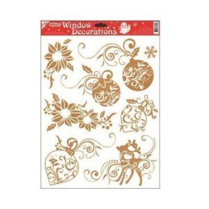 Autocolant static pentru fereastra Craciun