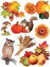 Sticker pentru geam de toamna