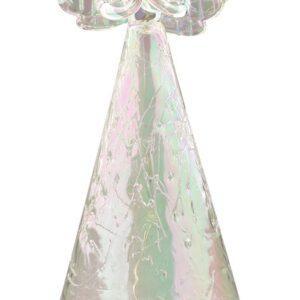 Decoratiune inger  sticla cu led