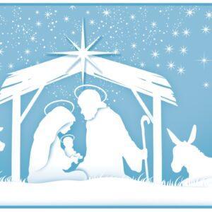 Banda geam Nasterea Domnului