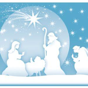 Banda geam Nasterea Domnului