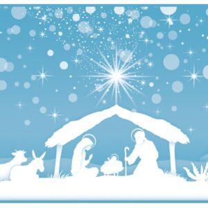 Banda geam Nasterea Domnului