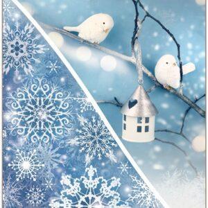 Folie geam colt cu sclipici