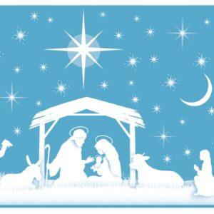 Banda geam Nasterea Domnului